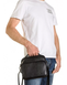 Барсетка - чоловіча сумка на плече з натуральної гладкої шкіри REK-019 Vermont чорна REK-019 Vermont фото 4