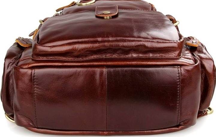 Рюкзак Vintage 14520 шкіряний Коричневий 20716 фото