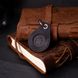 Кожаный брелок-держатель для Apple AirTag из винтажной кожи GRANDE PELLE 11614 Черный 56421 фото 5