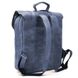 Сумка рюкзак для ноутбука з вінтажної шкіри TARWA RK-3420-3md синя RK-3420-3md фото 2