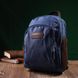 Надежный рюкзак из полиэстера с большим количеством карманов Vintage 22146 Синий 56782 фото 7