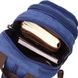 Надійний рюкзак з поліестру з великою кількістю кишень Vintage 22146 Синій 56782 фото 5