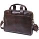 Чоловіча шкіряна сумка-портфель Vintage 20679 Коричневий 20679 фото 2