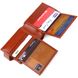 Компактний чоловічий гаманець із натуральної гладкої шкіри CANPELLINI 21508 Світло-коричневий 21508 фото 5