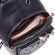 Мужская сумка слинг из натуральной фактурной кожи 21400 Vintage Черный 55189 фото 5