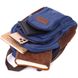 Надежный рюкзак из полиэстера с большим количеством карманов Vintage 22146 Синий 56782 фото 6