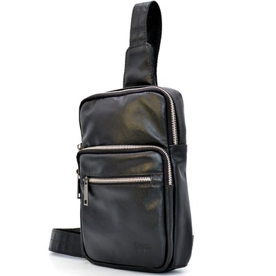 Кожаный рюкзак слинг мужской на одну шлейку GA-0904-4lx TARWA GA-0904-4lx фото