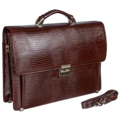 Мужской кожаный портфель DESISAN 319-142 319-142 фото