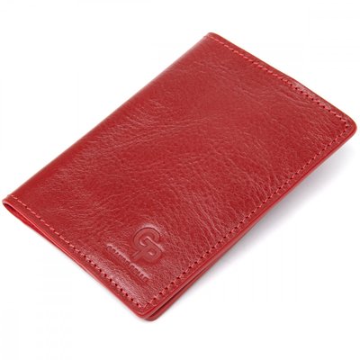 Червона шкіряна обкладинка для паспорта Grande Pelle 252660 252660 фото