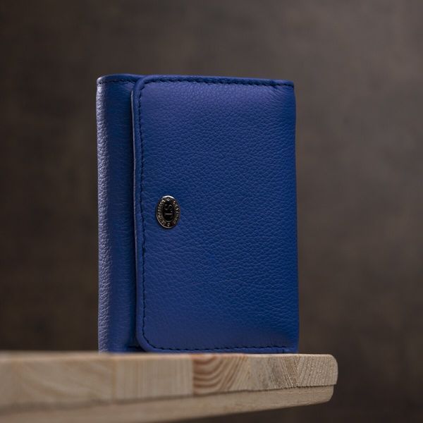 Оригінальний жіночий гаманець з монетницьою ST Leather 18888 Блакитний 18888 фото