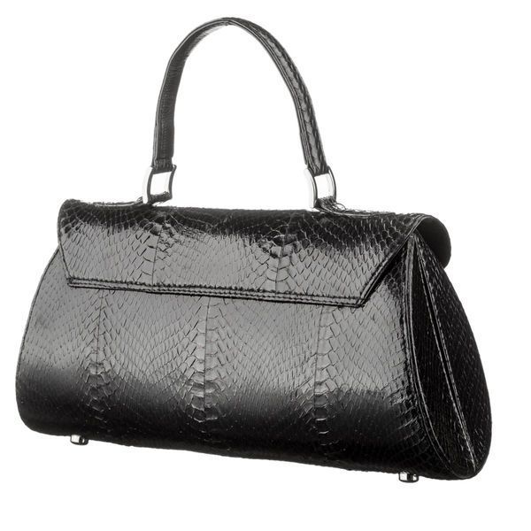 Сумка жіноча SEA SNAKE LEATHER 18556 з натуральної шкіри морської змії Чорна 18556 фото