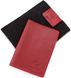 Червона шкіряна обкладинка для паспорта Grande Pelle 252660 252660 фото 4
