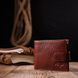 Практичний чоловічий гаманець з хлястиком із натуральної шкіри KARYA 21075 Світло-коричневий 21075 фото 7