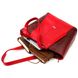 Деловая женская сумка с ручками KARYA 20875 кожаная Красный 52870 фото 8