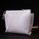 Містка жіноча сумка з натуральної шкіри GRANDE PELLE 11654 Біла 56461 фото 6
