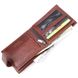 Практичний чоловічий гаманець з хлястиком із натуральної шкіри KARYA 21075 Світло-коричневий 21075 фото 6
