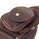 Кожаная мужская винтажная сумка через плечо Vintage 20373 Коричневый 50084 фото 4