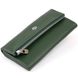 Клатч конверт з кишенею для мобільного шкіряний жіночий ST Leather 19270 Зелений 19270 фото 1