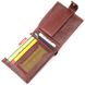 Практичний чоловічий гаманець з хлястиком із натуральної шкіри KARYA 21075 Світло-коричневий 21075 фото 4
