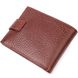 Практичний чоловічий гаманець з хлястиком із натуральної шкіри KARYA 21075 Світло-коричневий 21075 фото 2