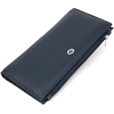Стильний жіночий шкіряний гаманець ST Leather 19382 Темно-синій 19382 фото