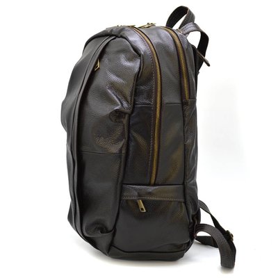 Мужской рюкзак из натуральной кожи коричневый флотар FC-7340-3md TARWA FC-7340-3md фото