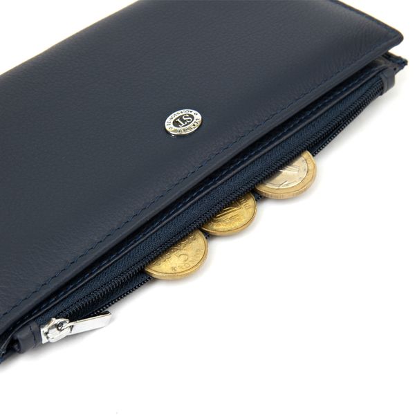 Стильний жіночий шкіряний гаманець ST Leather 19382 Темно-синій 19382 фото