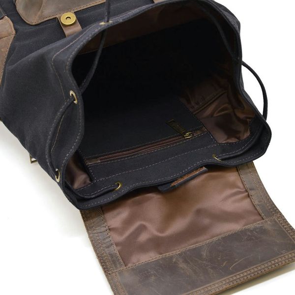 Міський рюкзак RAc-0010-4lx з канвасу і натуральної шкіри RAc-0010-4lx фото