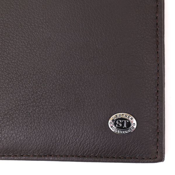 Мужской кошелек ST Leather 18304 (ST159) кожаный Коричневый 18304 фото