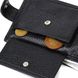Чоловічий компактний горизонтальний гаманець із натуральної шкіри флотар BOND 22006 Чорний 22006 фото 7