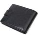 Чоловічий компактний горизонтальний гаманець із натуральної шкіри флотар BOND 22006 Чорний 22006 фото 2