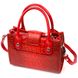 Яркая маленькая женская сумка KARYA 20893 кожаная Красный 20893 фото 2