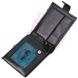 Чоловічий компактний горизонтальний гаманець із натуральної шкіри флотар BOND 22006 Чорний 22006 фото 4