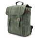 Сумка рюкзак для ноутбука з вінтажної шкіри TARWA RE-3420-3md зелена RE-3420-3md фото 1