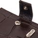 Мужской компактный кошелек из натуральной фактурной кожи CANPELLINI 21509 Коричневый 21509 фото 3