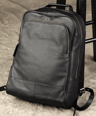 Чорний шкіряний рюкзак великий Bexhill BX-883A BX-883A фото