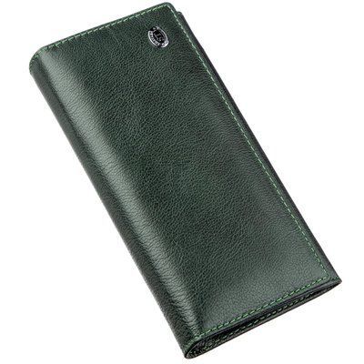 Витончений жіночий гаманець ST Leather 18857 Зелений 18857 фото
