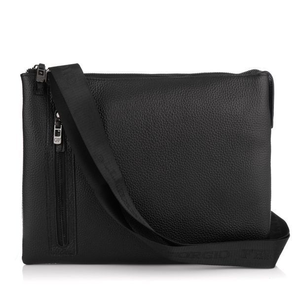 Чоловіча шкіряна сумка через плече Giorgio Ferretti GF3482Ablack GF3482Ablack фото