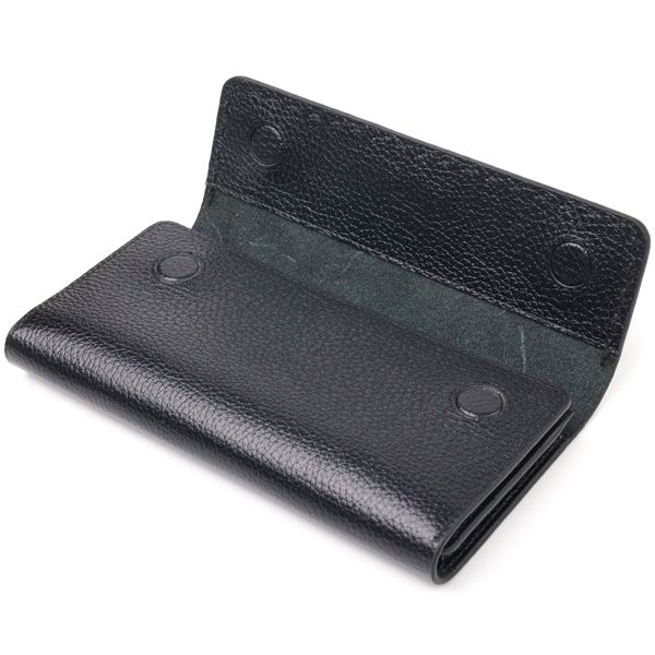 Функціональний жіночий гаманець з натуральної шкіри CANPELLINI 21662 Чорний 21662 фото