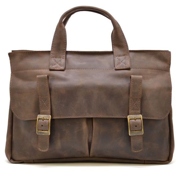 Чоловіча сумка портфель для ноутбука зі шкіри crazy horse RC-7107-1md TARWA RC-7107-1md фото