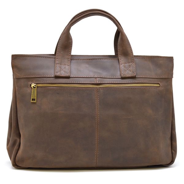 Чоловіча сумка портфель для ноутбука зі шкіри crazy horse RC-7107-1md TARWA RC-7107-1md фото