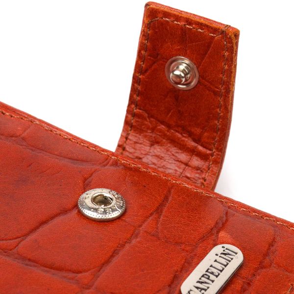 Чоловічий гаманець з натуральної фактурної шкіри CANPELLINI 21510 Світло-коричневий 21510 фото