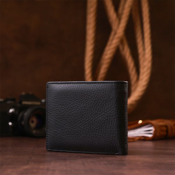 Мужской купюрник ST Leather 18305 (ST159) кожаный Черный 18305 фото