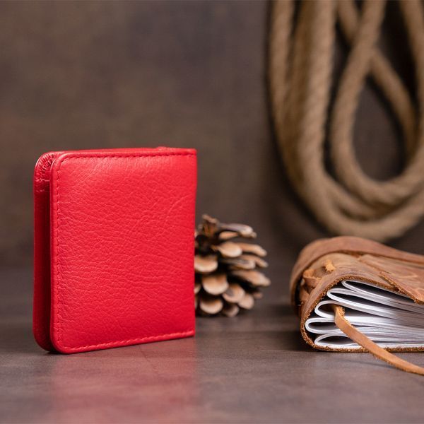 Маленький гаманець на кнопці жіночий ST Leather 19239 Червоний 19239 фото