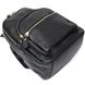 Шкіряний стильний жіночий рюкзак Vintage 20676 Чорний 20676 фото 3
