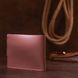 Горизонтальне жіноче портмоне із натуральної шкіри Shvigel 16446 Рожевий 16446 фото 7