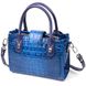 Мініатюрна сумка жіноча з ручками KARYA 20894 шкіряна Синій 20894 фото 2