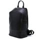 Женский черный кожаный рюкзак TARWA RA-2008-3md среднего размера RA-2008-3md фото 1