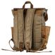 Удобный рюкзак с карманами canvas Vintage 20111 Серый 20111 фото 3