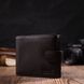 Горизонтальний чоловічий гаманець із натуральної шкіри флотар BOND 22007 Коричневий 22007 фото 8